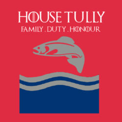 House Tully - Heavyweight blend youth hooded sweatshirt Design