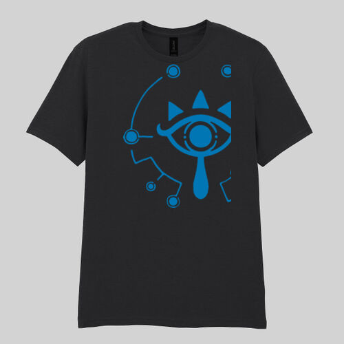 Zelda Sheikah Eye Logo - Softstyle™ adult ringspun t-shirt Thumbnail