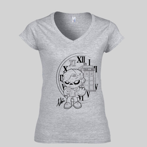 *Loki Tsang* Time Lord XI - Soft Style™ Women's V-Neck T-Shirt Thumbnail