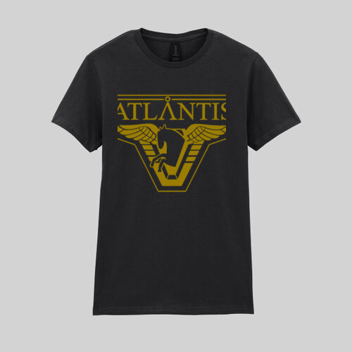 Stargate Atlantis Logo - Softstyle™ women's ringspun t-shirt Thumbnail