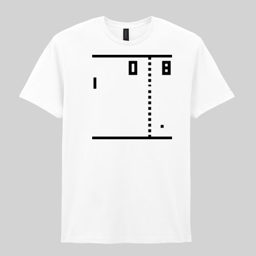 Pong - Softstyle™ adult ringspun t-shirt Thumbnail